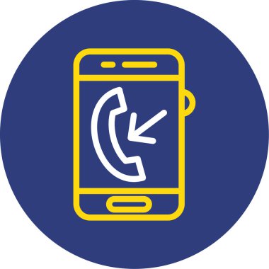 telefon vektör illüstrasyonu modern simge