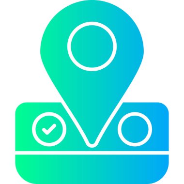 gps navigasyon konumu simgesi