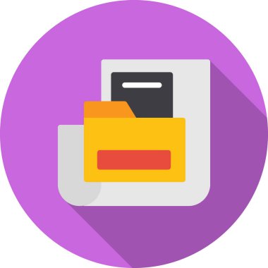 Dosya. Web simgesi basit tasarım