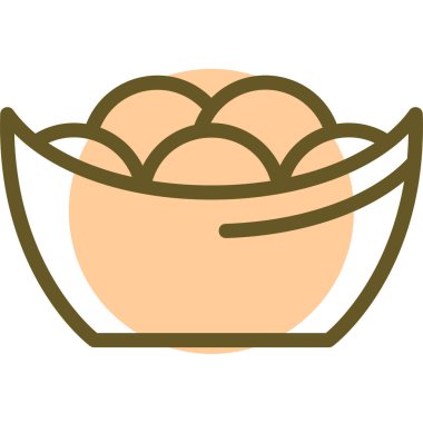 pirinç eriştesi vektör çizimi