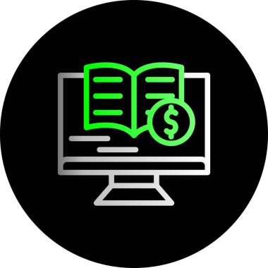 kitap simgesi vektör illüstrasyonu