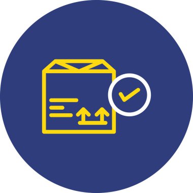 Kontrol listesi simgesi vektörü. Basit çizgi resimlemesi