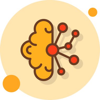 Molekül vektör simgesi. Web ve mobil tasarım için basit vektör illüstrasyonu.