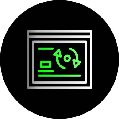 seo modern simgesinin vektör illüstrasyonu