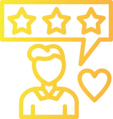 Geri bildirim. Web simgesi basit illüstrasyon