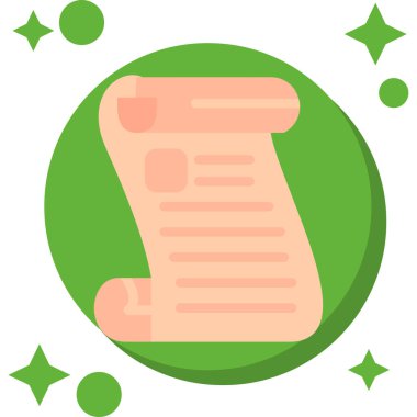 gazete simgesi, vektör illüstrasyonu