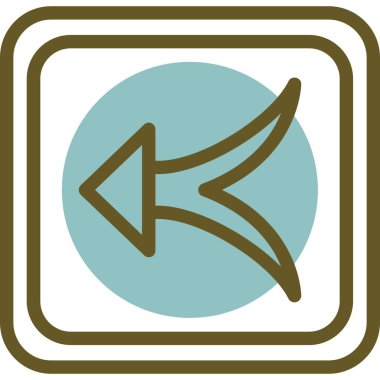 Ok. Web simgesi basit illüstrasyon