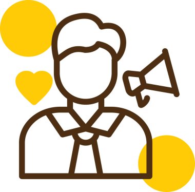 İş. Web simgesi basit illüstrasyon