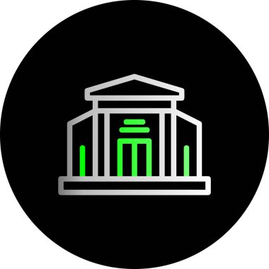 bina simgesi, vektör illüstrasyonu