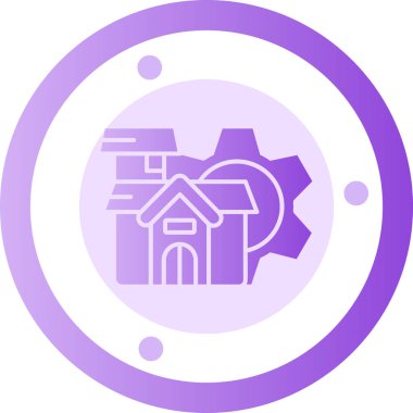 Modern simgenin vektör illüstrasyonu