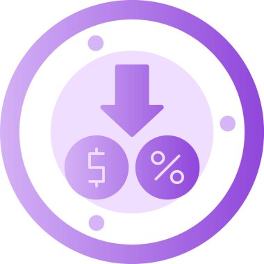 Modern bir simgenin vektör illüstrasyonu