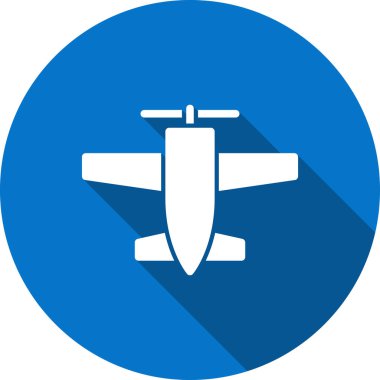 Uçak. Web simgesi basit illüstrasyon