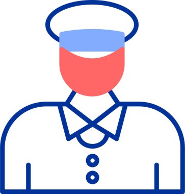 avatar. Web simgesi basit illüstrasyon