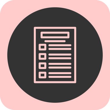 Vektör belgesi Simge illüstrasyonu