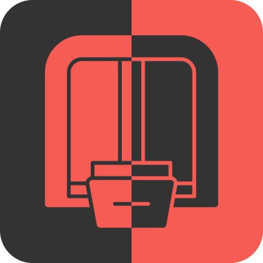 kahve makinesi simgesini, vektör çizim