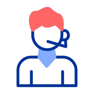 avatar. Web simgesi basit illüstrasyon