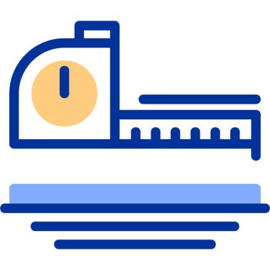 Benzin istasyonu simgesinin vektör illüstrasyonu