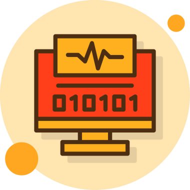 Veri Analizi Modern simge vektör çizimi