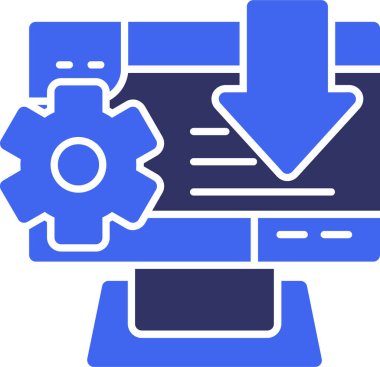 Ayarlama. Web simgesi basit illüstrasyon