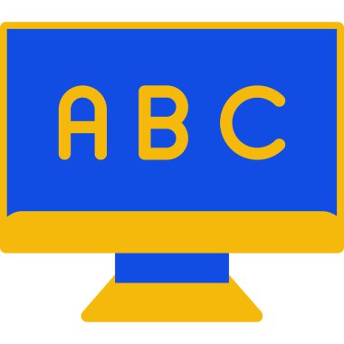 Modern eğitim ikonunun vektör illüstrasyonu