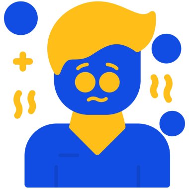 Bir adamın vektör illüstrasyonu