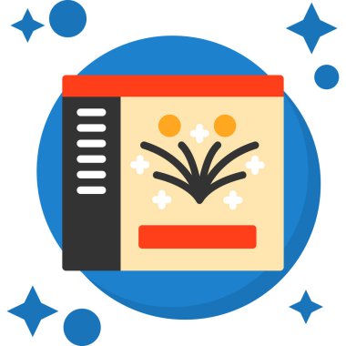 Hesap makinesi olan bir kitabın vektör çizimi