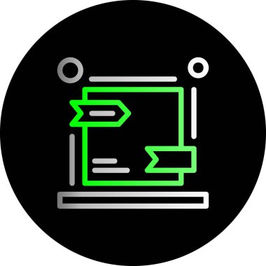 Seo simgesinin vektör illüstrasyonu