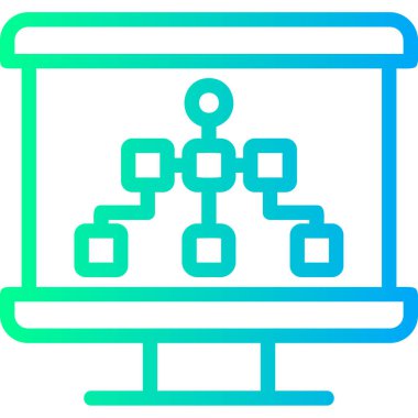 seo modern simgesinin vektör illüstrasyonu