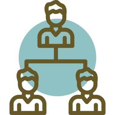 İş konsepti. insanların düz çizimi