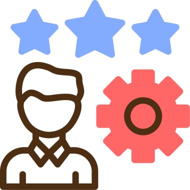 İş. Web simgesi basit illüstrasyon