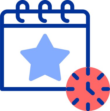 Takvim. Web simgesi basit illüstrasyon