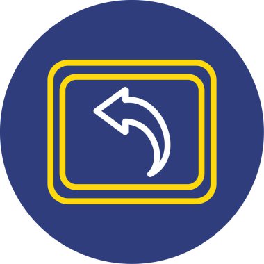 Sağa yuvarlanmış vektör simgesine dön