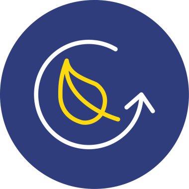 Muz simgesinin vektör illüstrasyonu