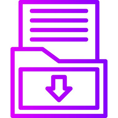 İndir. Web simgesi basit illüstrasyon