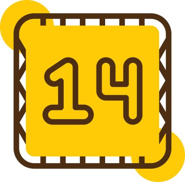 Takvim web simgesi, vektör çizim