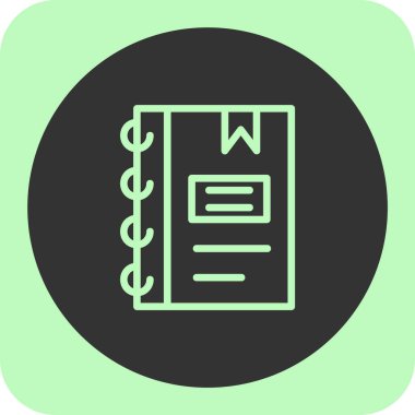 belge simgesi vektör illüstrasyonu