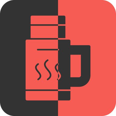 Kahve Kupası kutsal kişilerin resmi, vektör tasarımı