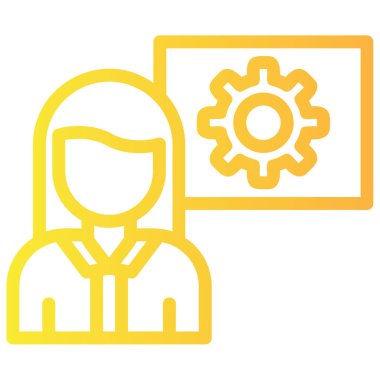 iş simgesi vektör illüstrasyonu