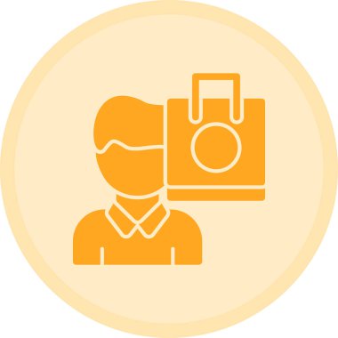 Fotoğraf. Web simgesi basit illüstrasyon