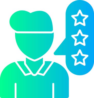 avatar müşteri servis simgesi - özet biçimi