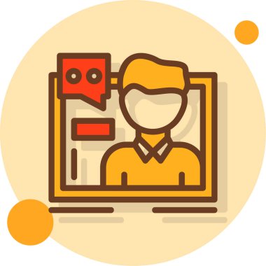 video simgesi, vektör illüstrasyonu