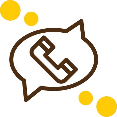 - Telefon. Web simgesi basit illüstrasyon