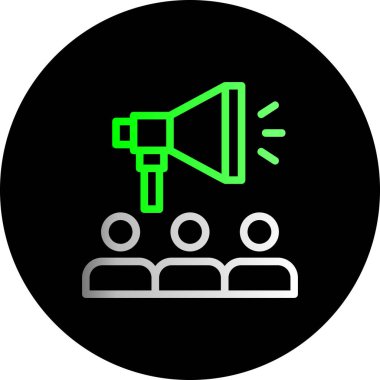 hoparlör vektör illüstrasyonu