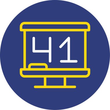 Bilgisayar ekranı. Basit tasarım