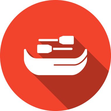 Tekne. Web simgesi basit illüstrasyon