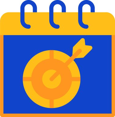 tarih simgesi doldurulmuş taslak biçimi