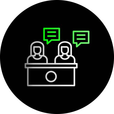 Modern eğitim ikonunun vektör illüstrasyonu