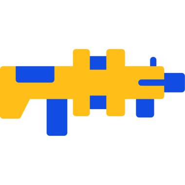 Silah ikonu. vektör illüstrasyonu