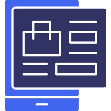 Tarayıcı. Web simgesi basit illüstrasyon