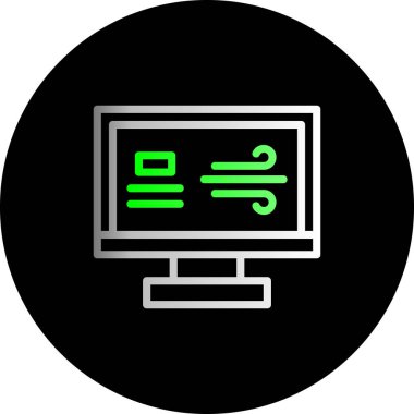 Vektör illüstrasyonu, izleyici simgesi tasarımı